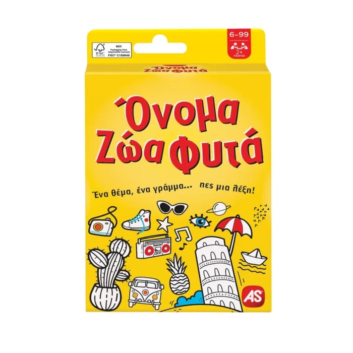 AS Games Παιχνίδια Με Κάρτες Όνομα Ζώα Φυτά - Image 1