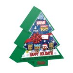 Funko Pocket Pop! 4-Pack Marvel - Happy Holidays Tree Box (Glows in the Dark) (Diamond Collection) Vinyl Figures Keychain