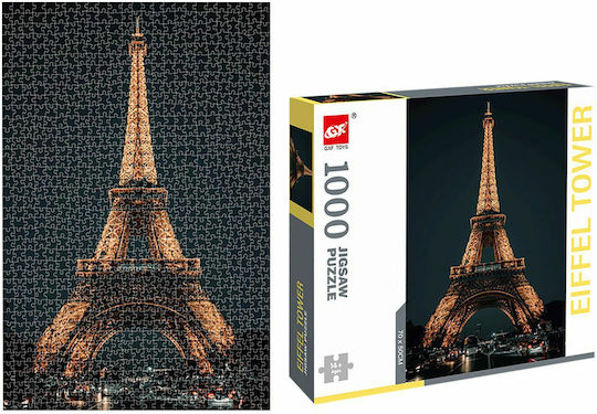 puzzle-paris Παζλ 1000 τεμ Πύργος του Άιφελ το Βράδυ 25x20x5cm - Image 1