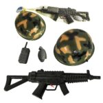 Σετ όπλο κράνος ασύρματος 4τεμ