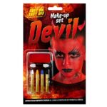 Σετ βαφής devil με μακιγιάζ & 4 μολύβια