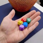 Gonggi παιχνίδι squid game με τετράγωνη βάση σιλικόνης - Image 3