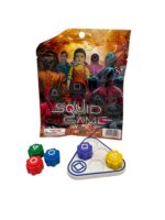 Gonggi παιχνίδι squid game με τριγωνική βάση και τυχερή φιγούρα