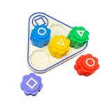 Gonggi κορεάτικο παιχνίδι squid game με τριγωνική βάση σιλικόνης