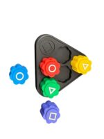 Gonggi κορεάτικο παιχνίδι squid game με τριγωνική βάση σιλικόνης - Image 2