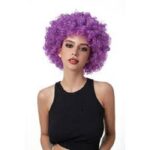 Περούκα Άφρο Μωβ