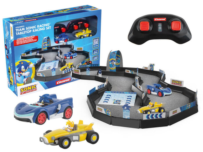 Carrera R/C Car: Team Sonic Racing™ Mini RC - 1:43 Tabletop Racing Set (370430021) - Image 2