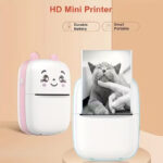 Mini Thermal Printer white-pink - Image 2