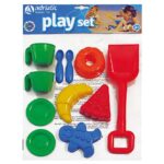 Φτυάρι & Καλούπια για την Άμμο σετ=11τεμ 35x20cm