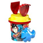 Κουβαδάκι Superman Μικρό σετ=5τεμ Φ14cm