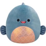 Squishmallows Λούτρινα 19Cm Kurtz Το Γκρι Πιράνχας
