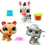 Littlest Pet Shop 2024 Generation 7 Pet Trio Zoo Pets Mini Figure 3-Pack