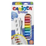 Σετ 12 Τέμπερες Παλέτα & Πινέλο Carioca