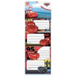 Αυτοκόλλητες Ετικέτες Τετραδίου Cars