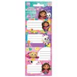 Αυτοκόλλητες Ετικέτες Τετραδίου Gabby’s Dollhouse