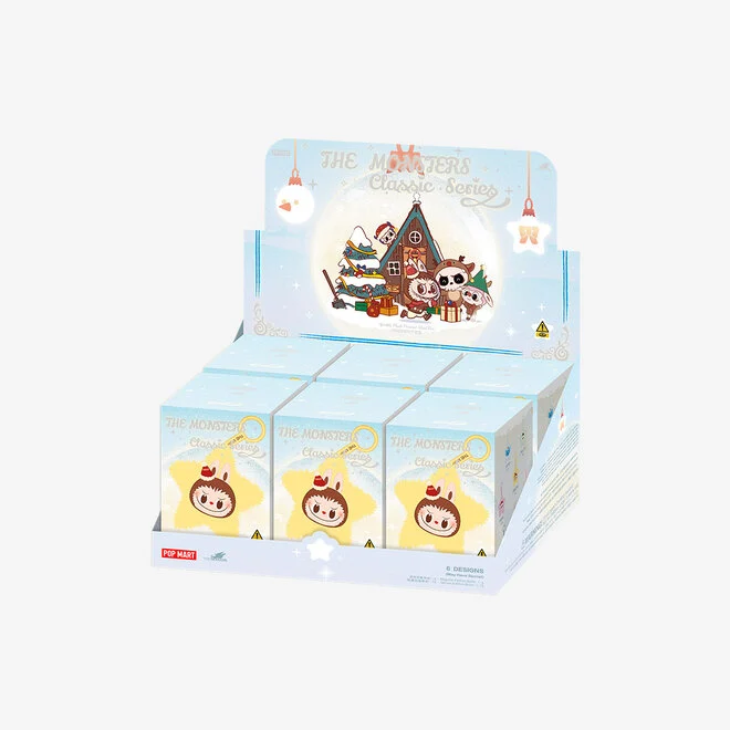 STAR-MONSTER2 Pop Mart The Monsters Classic Series-Sparkly Plush Pendant Blind Box - Image 1