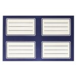 Αυτοκόλλητες Ετικέτες Τετραδίου Μπλε