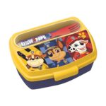 Πλαστικό Παιδικό Δοχείο Φαγητού Paw Patrol Κίτρινο