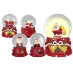 Χριστουγεννιάτικη Χιονόμπαλα Φωτιζόμενη Μπαταρίας