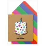 ΕΥΧΕΤΗΡΙΑ ΚΑΡΤΑ "HAPPY BIRTHDAY"