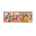 Στολίδια Ξύλινα Μπισκοτούληδες