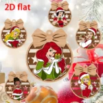 Χριστουγεννιάτικο ξύλινο στολίδι πριγκίπισσες