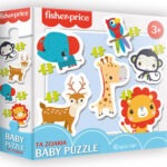 Παιδικό Puzzle Τα Ζωάκια 18pcs για 3+ Ετών Fisher Price