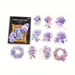 Stickers purple rose