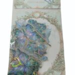 Stickers blue butterfly