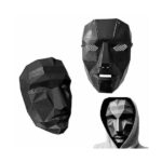 Αποκριάτικη Μάσκα Προσώπου Κακού Gamer