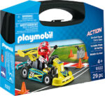 Playmobil Βαλιτσάκι Action Go Kart Racer Carry Case για 4 ετών