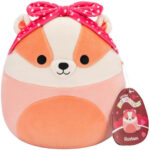 Λούτρινο Squishmallows Valentine Rostam the Peach Badger 19 εκ