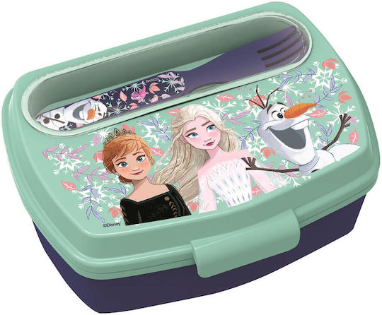 FAGITODOXEIO-FROZEN Πλαστικό Παιδικό Δοχείο Φαγητού Frozen - Image 1