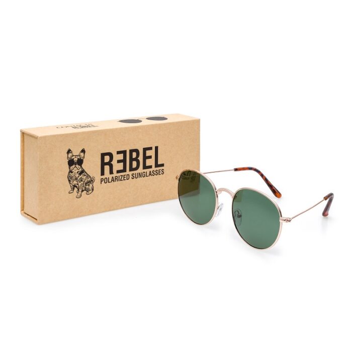 Contacta Unisex Γυαλιά Ηλίου REBEL Χρωματιστός Φακός Dark green - Image 1