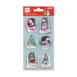 Apli Αυτοκόλλητα Χριστουγέννων Snow Globe