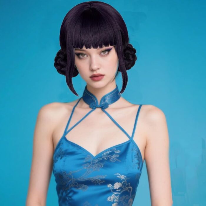 Περούκα KPop Demon Hunters Zoey μαύρη - Image 2