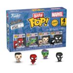 Funko Bitty Pop! 4-Pack: Spider-Man - Spider-Man, Green Goblin, J. Jonah Jameson, Spiderman Symbiote Suit Vinyl Figures