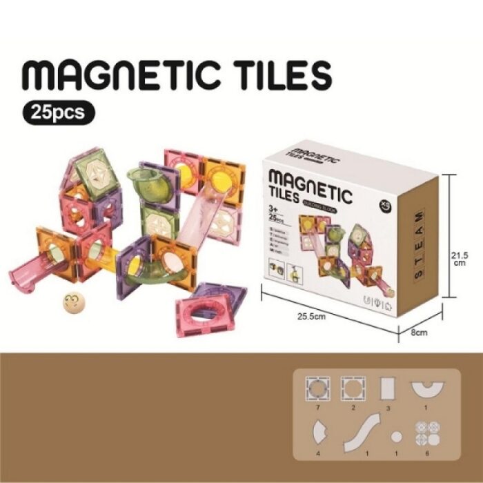 MAGNET Trademarkt Μαγνητικό Παιχνίδι Κατασκευών Με Πίστα Ολίσθησης για Παιδιά 3+ Ετών - Image 1
