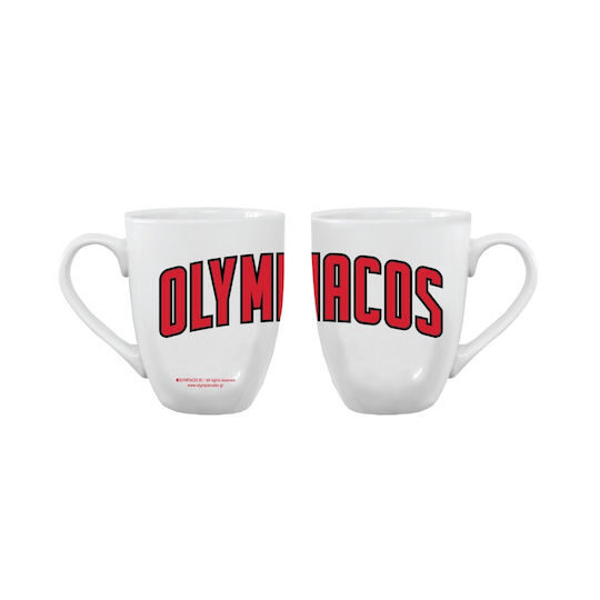 MUG-OSFP Χάρτινη Πόλη Μπάσκετ 1 Together We Fight Κούπα Κεραμική Κόκκινη 330ml - Image 1