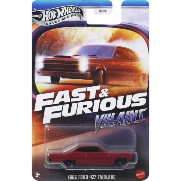 Mattel Hot Wheels Silver Series: Fast & Furious Villains - 1966 Ford 427 Fairlane - Image 1