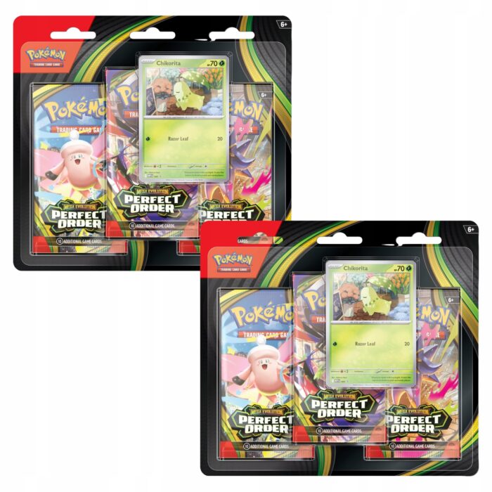 POKEMON-BOOST Pokemon TCG Mega Evolution: Perfect Order 3 Booster Blister - Image 1