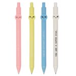 Cactus Στυλό Face  Ballpoint 4τμχ