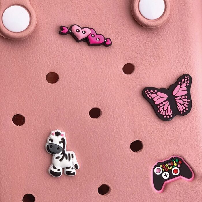 Cactus Croqbag Διακοσμητικά Pins 16x20 Cm Ροζ - Image 2