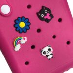 Cactus Croqbag Διακοσμητικά Pins 16x20 Cm Φούξια - Image 3