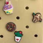 Cactus CROQBAG με διακοσμητικά pins – 22×26 cm – ΙΒΟΥΑΡ - Image 3