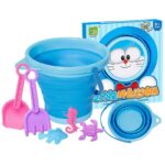 Summertiempo Κουβαδάκι Μαλακό Πτυσσόμενο Μπλε Ανθρωπάκι