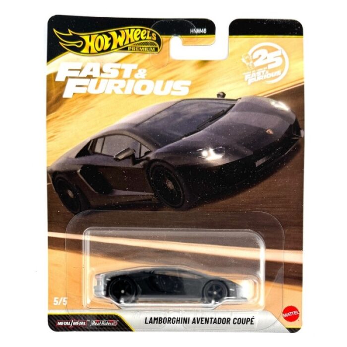 Mattel Premium Fast & Furious – Lamborghini Aventador Coupe Vehicle - Image 1
