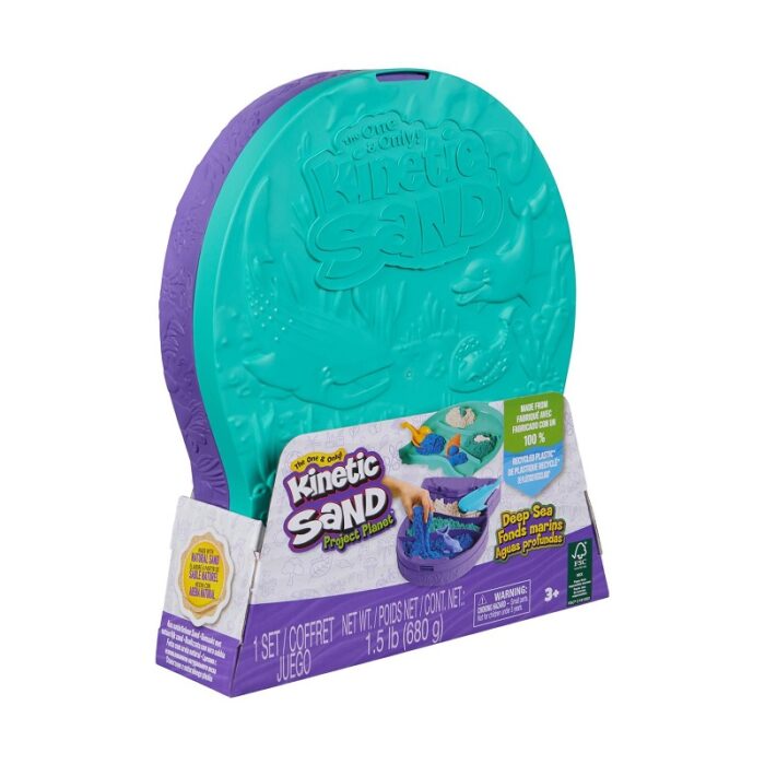 Spin Master Kinetic Sand: The One & Only Project Planet - Deep Sea - Image 2
