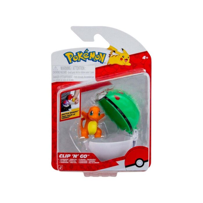 POKEMON POKE BALL CLIP N GO  - CHARMANDER - Image 1