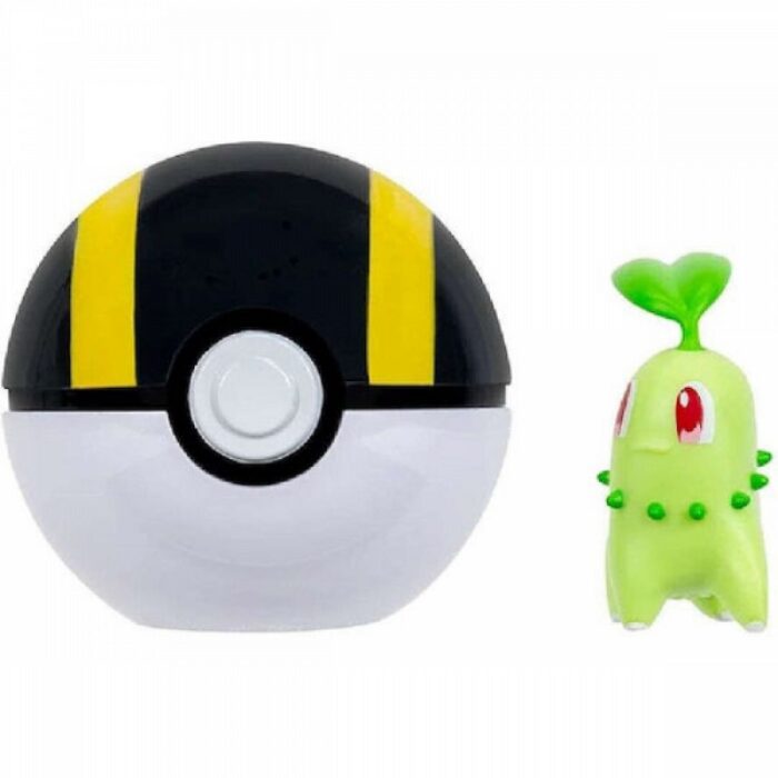 POKE BALL CLIP N GO ΜΕ ΦΙΓΟΥΡΑ CHIKORITA - Image 2